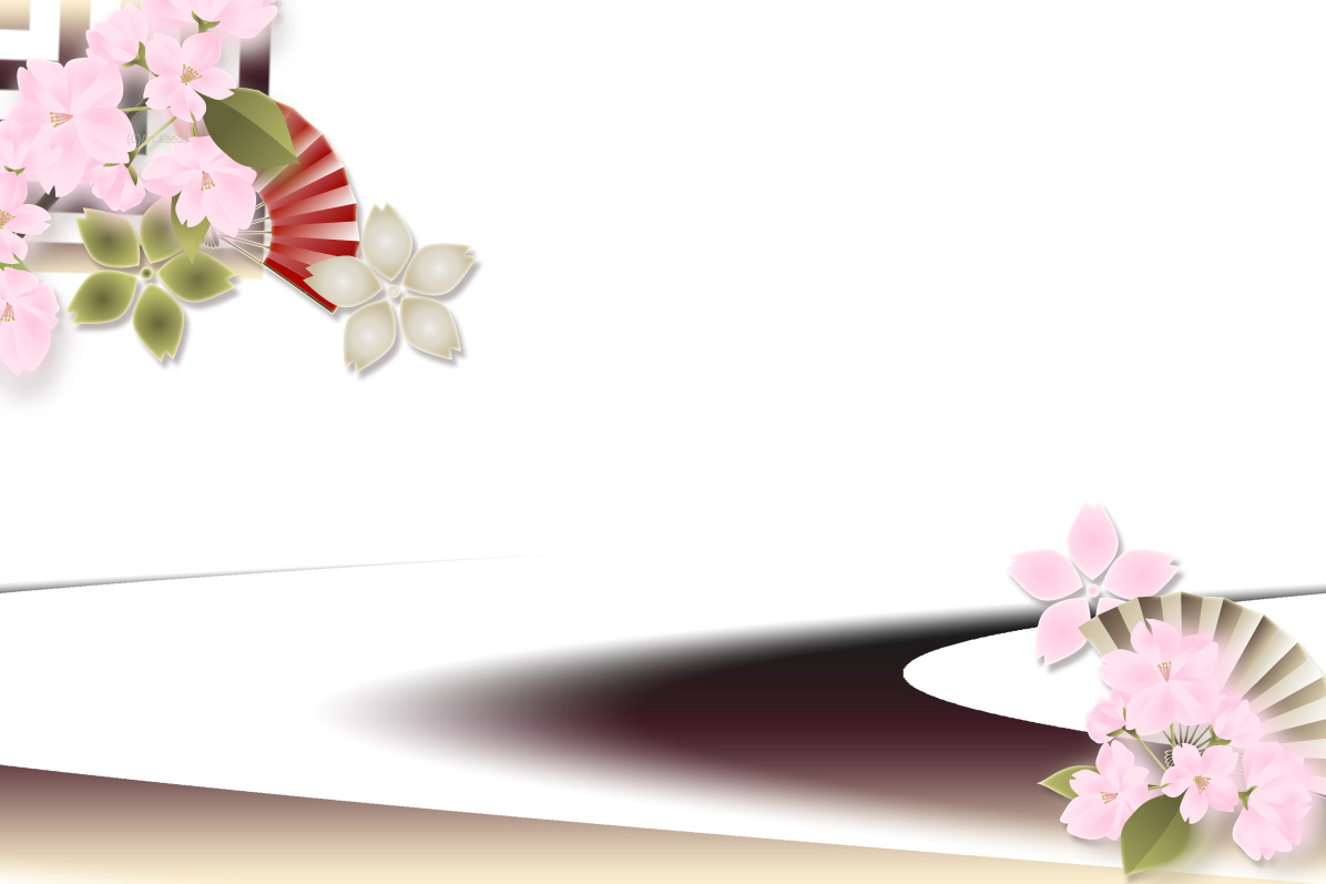 春 桜の花 転居のハガキ｜ハガキテンプレートArt.Kaede花通信