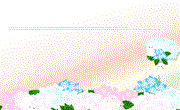 一面に広がる紫陽花の名刺