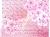 桜のイラストのデスクトップ壁紙