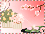 桃の花のイラスト