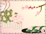 桃の花のイラスト
