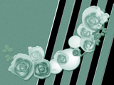 バラの花のイラストのデスクトップ壁紙