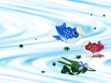 こいのぼりの置物のイラストのデスクトップ壁紙