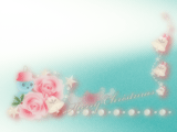 クリスマスのピンクのバラと可愛い雪だるまのイラストのデスクトップ壁紙　ブルーの背景