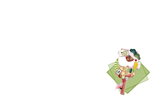 赤い羽子板に未のイラストの年賀状テンプレート